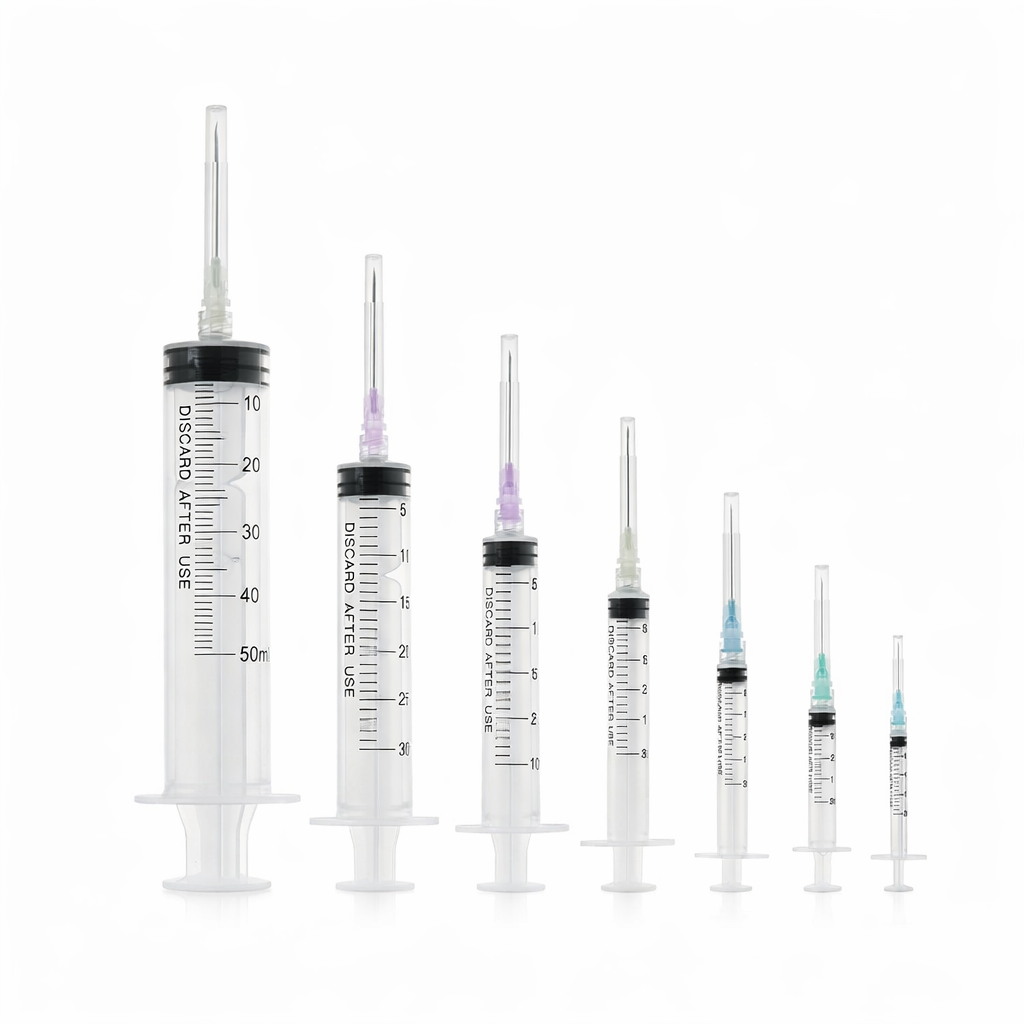 Disposable Syringes 3-Part (with Needle)