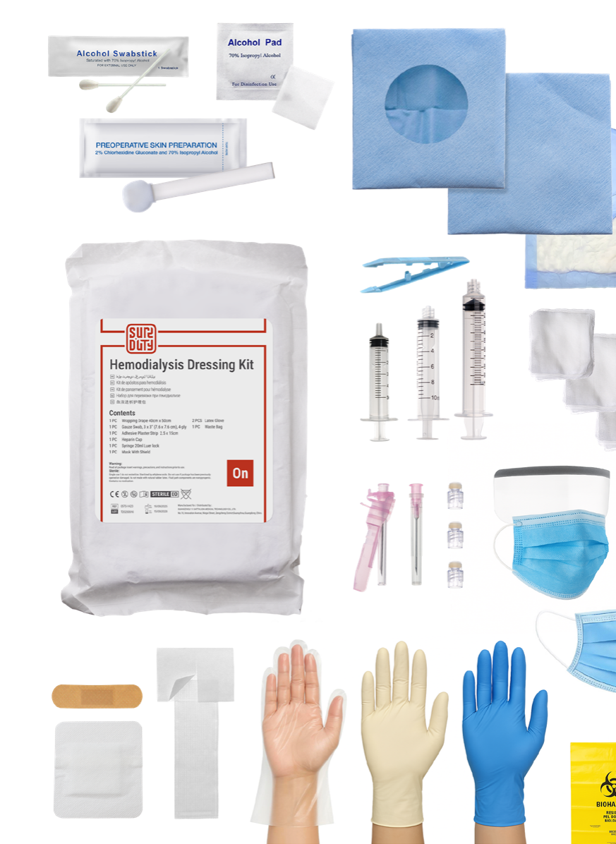Hemodialysis Dressing Kit