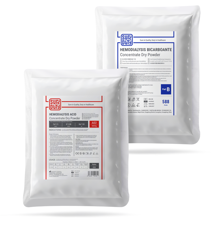 HEMODIALYSIS DRY POWDER